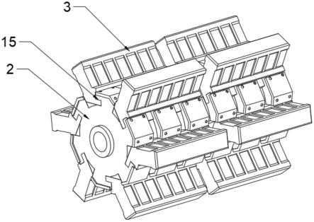 一种锤式制砂机的板锤安装结构的制作方法