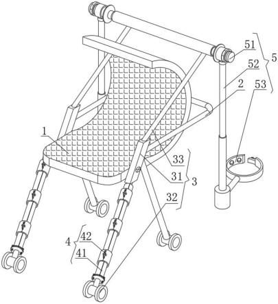 一种具有塑料圆条加强结构的儿童推车的制作方法