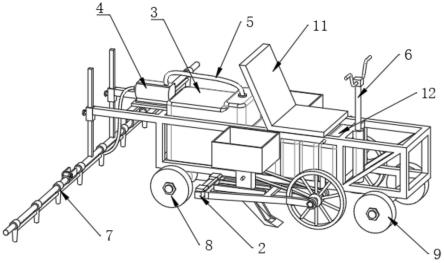 乘坐式打药施肥播种一体机的制作方法