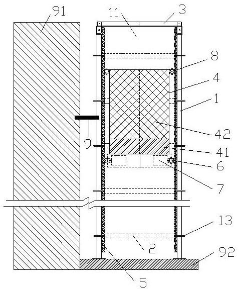 用于盘扣落地脚手架安拆的物料升降装置及施工方法与流程