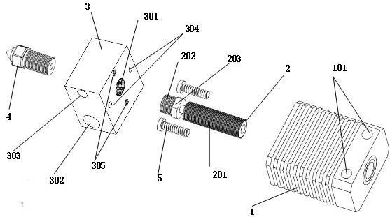 一种3D打印喷头装置的制作方法