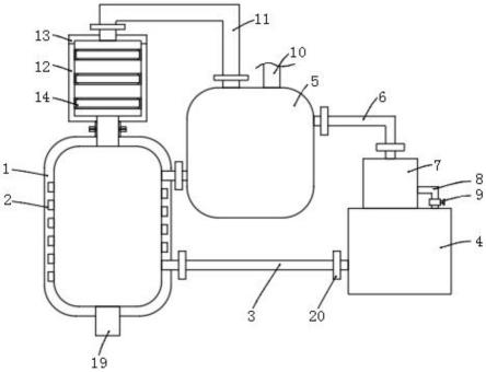 一种生产2-羟基-3-萘甲酸用的中和压滤生产装置的制作方法