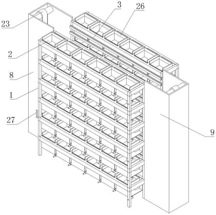 一种便于监管和存取的建筑材料存储结构的制作方法