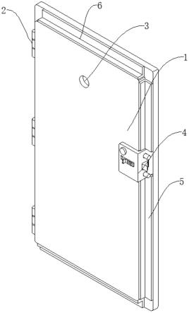 一种具有隔音保温效果的新型防盗门的制作方法