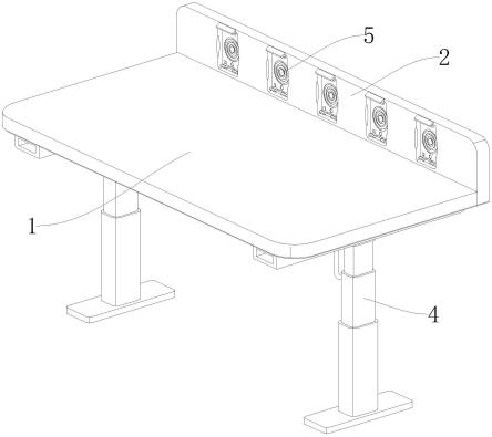 一种无线充电升降桌的制作方法