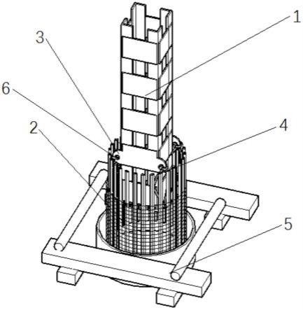 一种格构柱的连接装置的制作方法