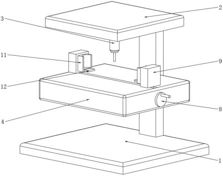 一种用于加工石墨模具的钻床的制作方法