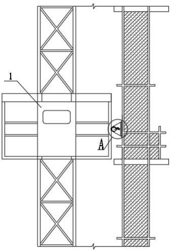施工升降机楼层防护门报警装置的制作方法