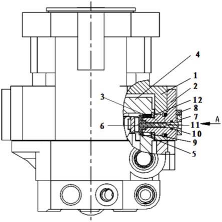 机械式航空液压泵斜盘摆角实时监测装置的制作方法