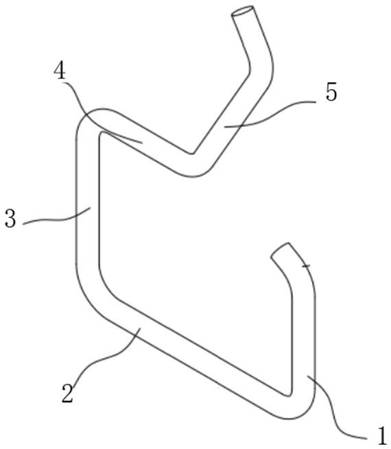 一种焊接式电动叉车线缆管卡的制作方法