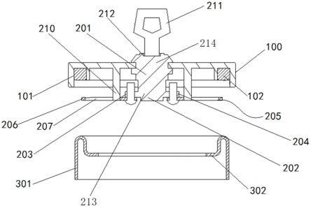 油箱盖结构、油箱组件及作业机械的制作方法