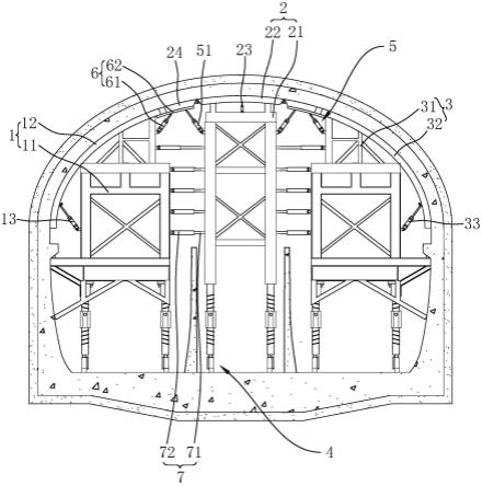 分体式双侧壁导坑法隧道衬砌台车的制作方法