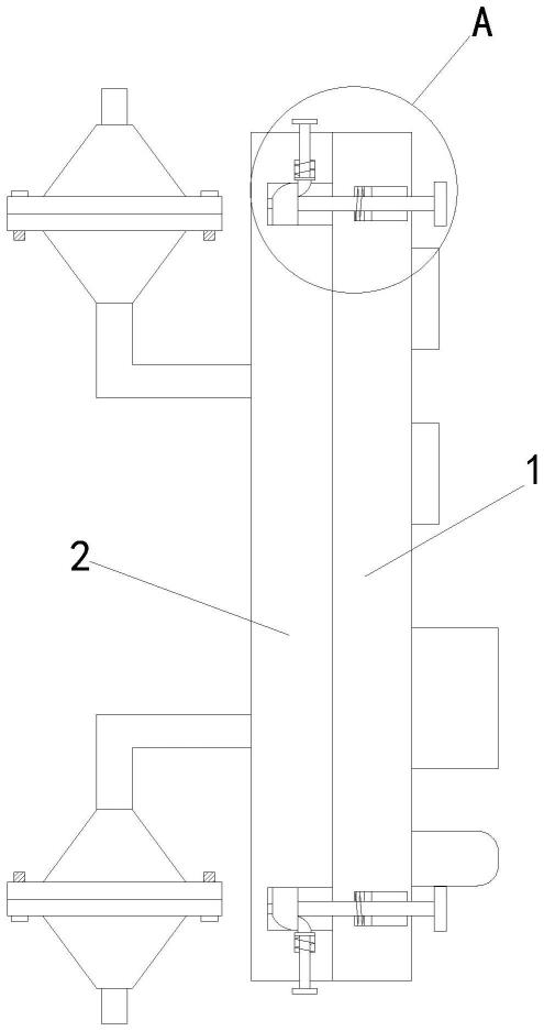 流量计用面板式双路吹扫装置的制作方法