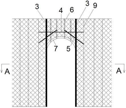 一种用于中空内模墙体的圆弧形门的制作方法