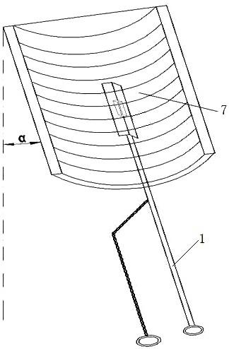 测量高炉内溜槽角度的专用工具的制作方法