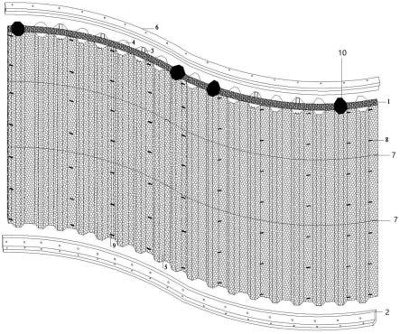 一种S形中空内模钢网结构墙体的制作方法