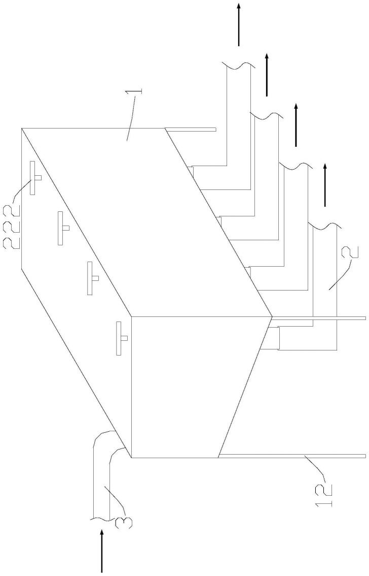 一种伴生钼精矿用分班储存装置的制作方法