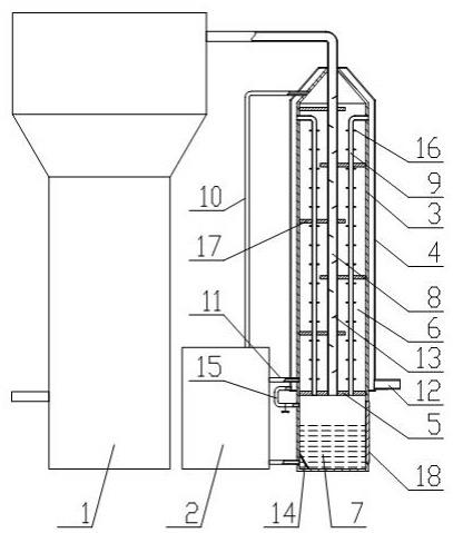 一种带式烧结机烟道冷凝系统的制作方法