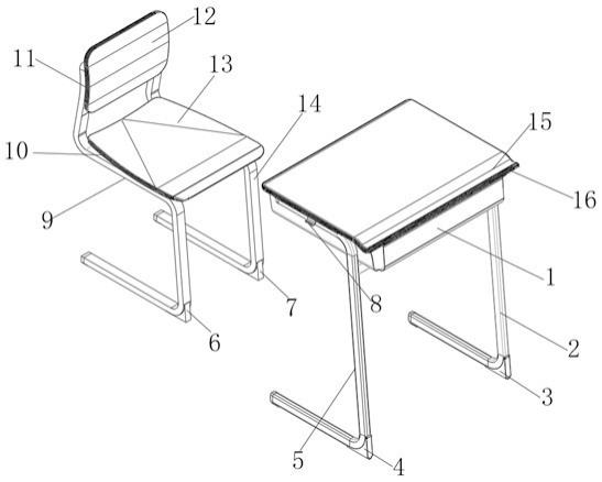 一种多功能学生课桌的制作方法