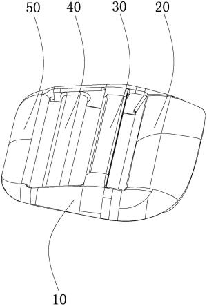 一种人体工学的鸭嘴梯扣的制作方法