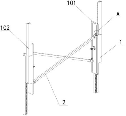 一种建筑工程施工用可拆式支护的制作方法