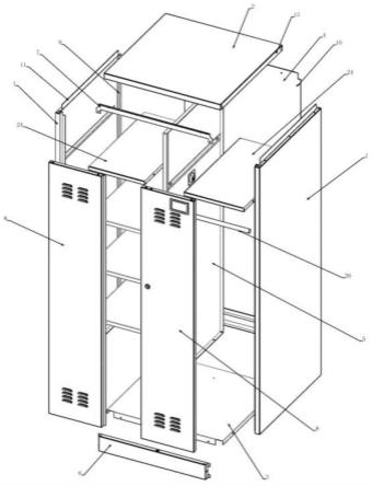 无前框组装式柜体结构的制作方法