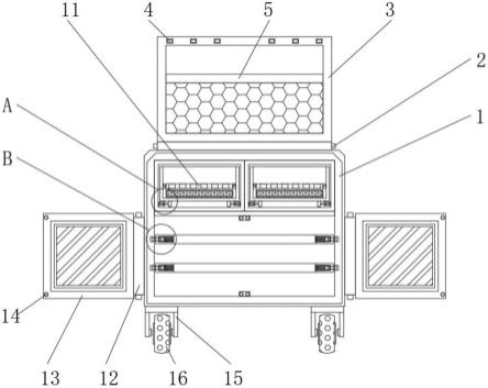 一种医疗护理用多类储存护理箱