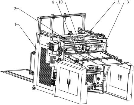 一种送纸机用可调式纸张输出机构的制作方法