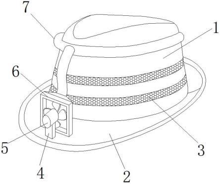 一种散热遮阳帽的制作方法