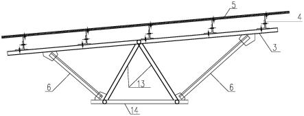 一种桁架式光伏支架结构的制作方法