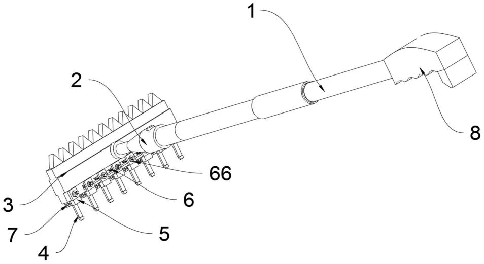 一种耙齿可调节式锯齿土壤耙的制作方法