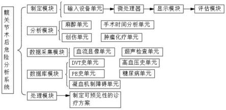 一种老年髋部骨折患者髋关节术后危险分析系统的制作方法