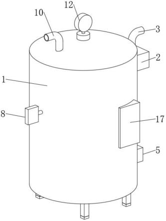 滤油机真空罐反应装置的制作方法