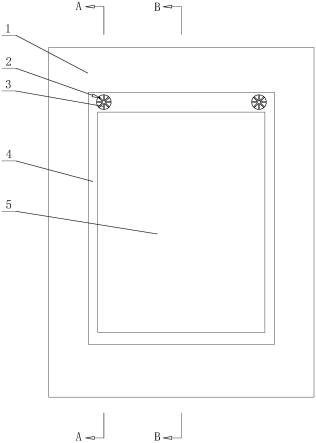 一种电子展示框安装结构的制作方法