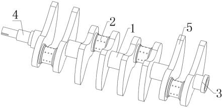 一种汽车空气压缩机用曲轴的制作方法
