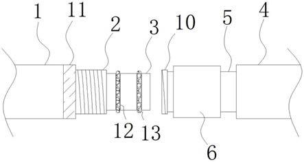 一种柔性复合高压输送管试压连接结构的制作方法