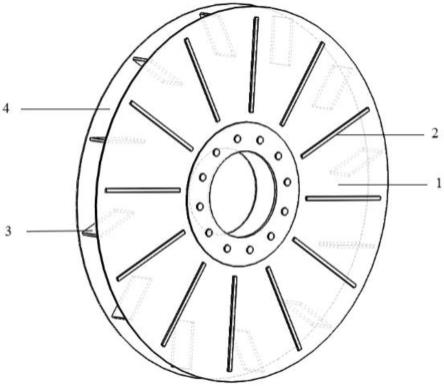 一种防止叶轮轴与机箱间动密封处漏风的离心式风机的制作方法