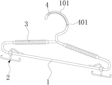 一种高稳定性耐压ABS塑料衣架的制作方法