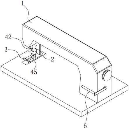 一种电脑平缝机的自动断线回针装置的制作方法