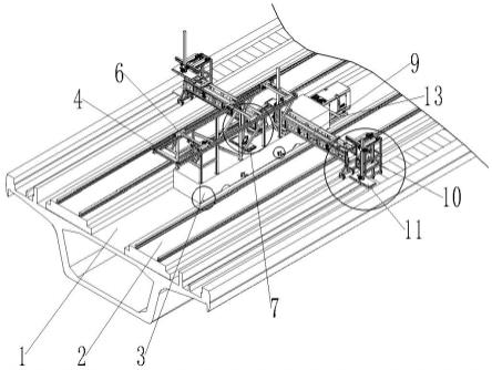 一种用于铁路附属设施跨轨安装的设备及其方法与流程