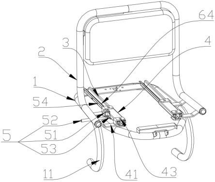 一种电动三轮车的座椅调节结构的制作方法