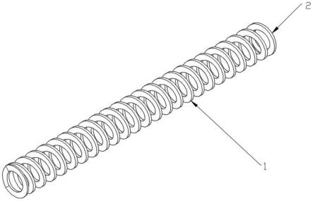 省立体空间的扁丝高应力复进簧的制作方法