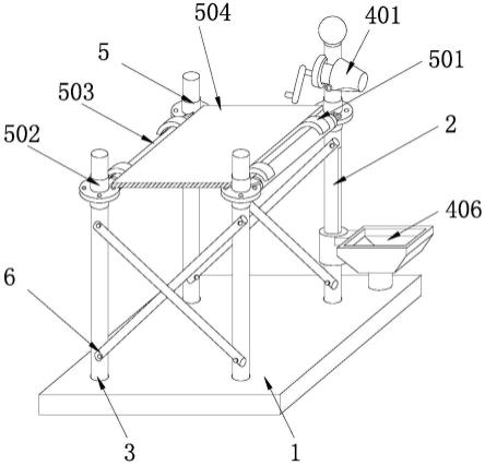 一种建筑施工用快速拆卸的施工架的制作方法