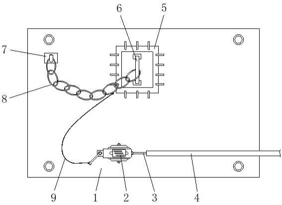 刮板机保护链闭锁装置的制作方法