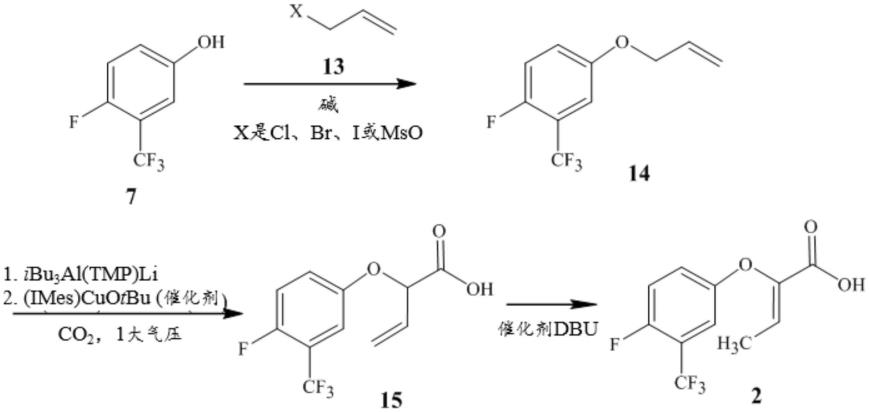 使用不对称氢化合成S-氟丁酰草胺的方法与流程