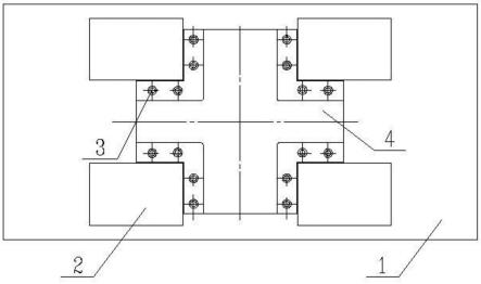 轧机支撑辊下辊箱体支撑结构的制作方法