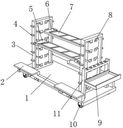 一种多功能建筑施工架的制作方法