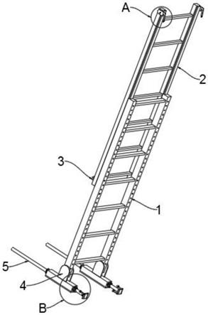 一种锅炉维护用攀爬支架的制作方法