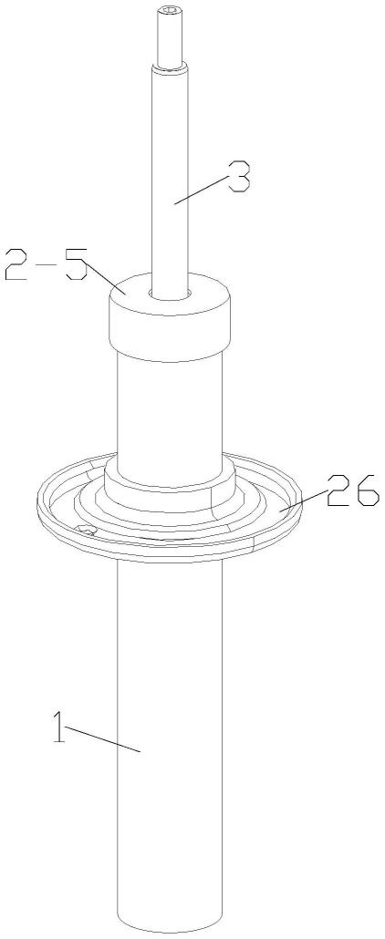 一种阻尼可自适应调节的单筒减振器及其使用方法与流程