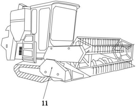 收割机结构组成图片